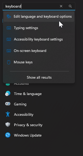 Adjusting the keyboard language settings on your device